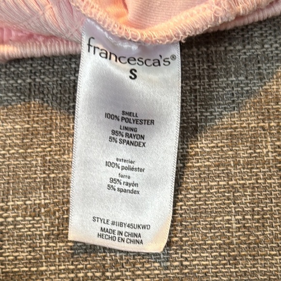 Francesca's Collections Pink Cropped Embellished Tank Top - Picture 6 of 6